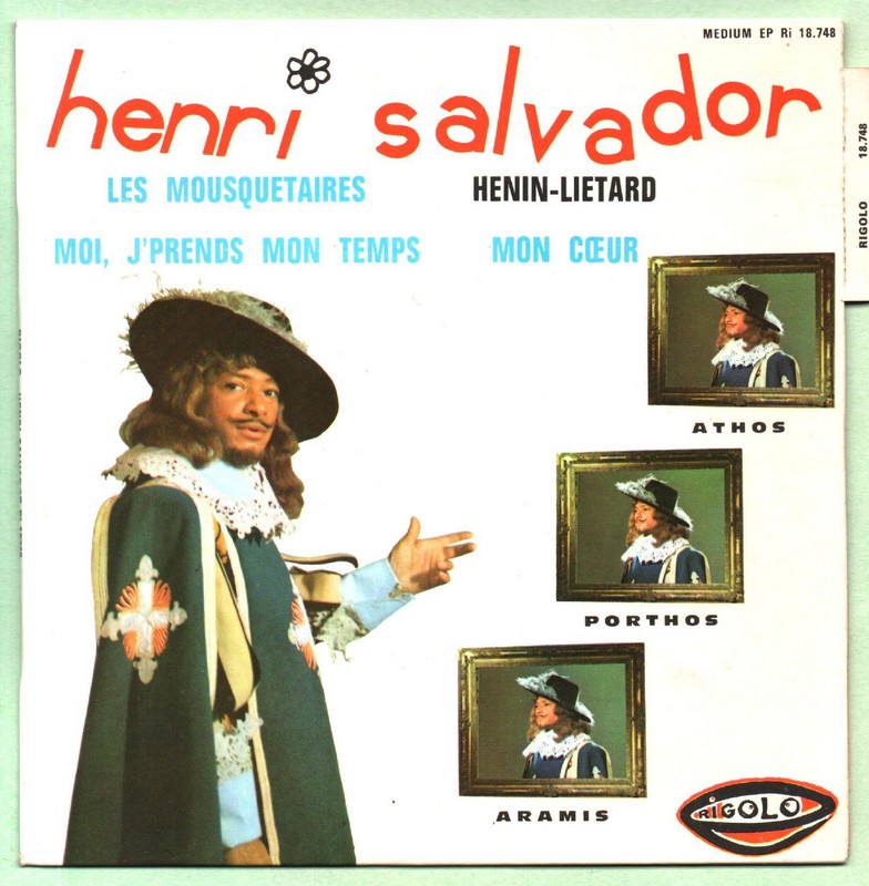 Henri SALVADOR. Les mousquetaires. 45T RIGOLO Ri 18.748. 1967.    (R1).jpg