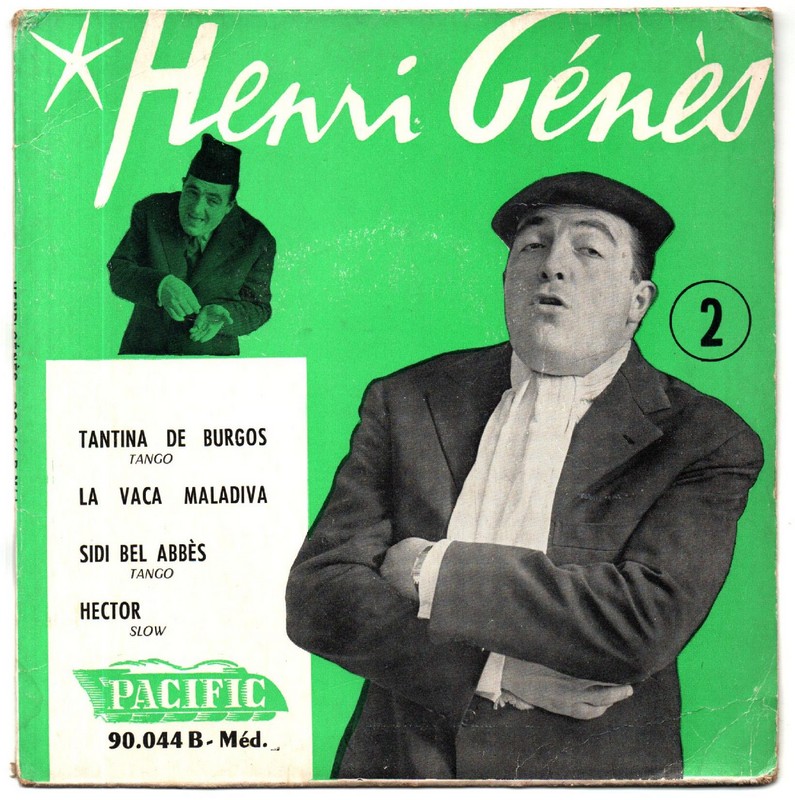 Henri  GENES. La vaca maladiva. 45T PACIFIC 90.044 B. 1957.    (R1).jpg