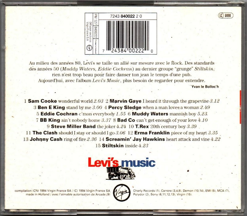 LEVI'S music. Les musiques des pubs Levi's.    (R5).jpg