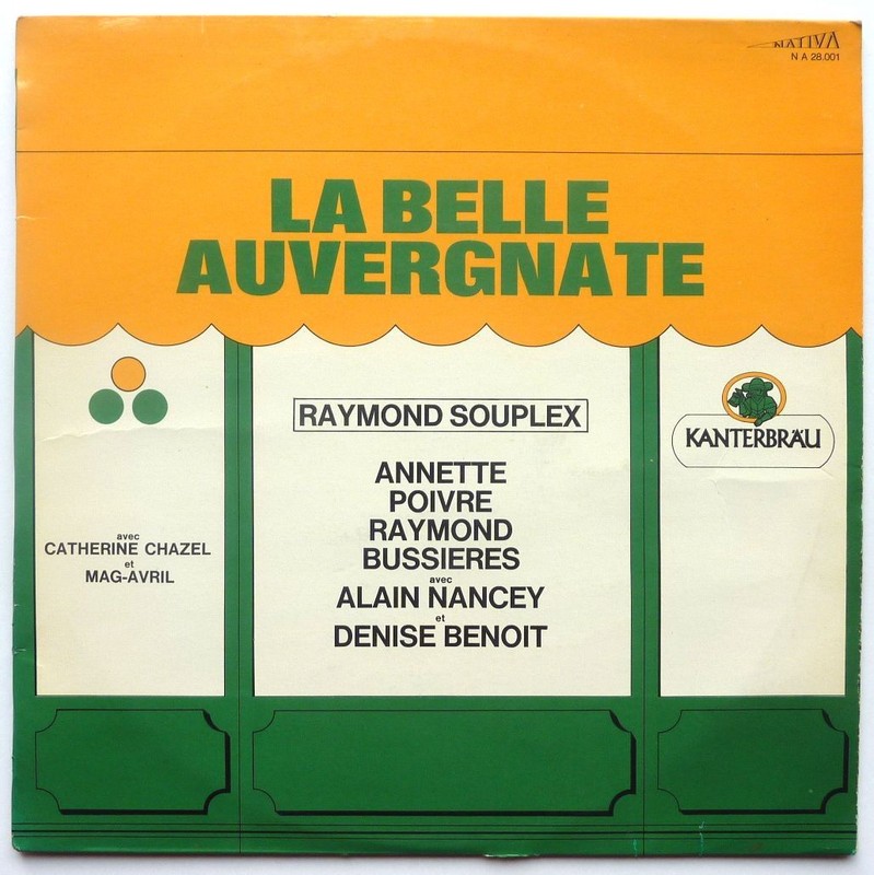 Raymond SOUPLEX et Cie. La belle auvergnate. 33T 30cm NATIVA. NA 28.001. ND.    (R1).JPG