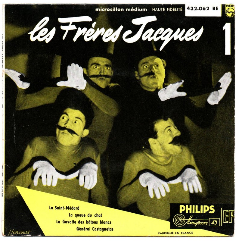 Les FRERES JACQUES. La Saint-Médard. 45 T PHILIPS 432.062 BE. 1956.    (R1).jpg
