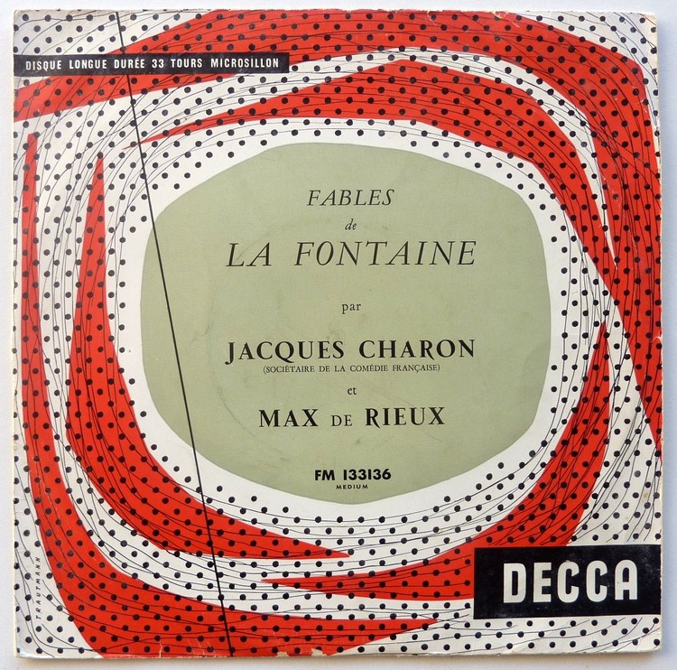 Jacques CHARON. Fables de LA FONTAINE. 33T 25cm DECCA FM 133136.    (R1).JPG