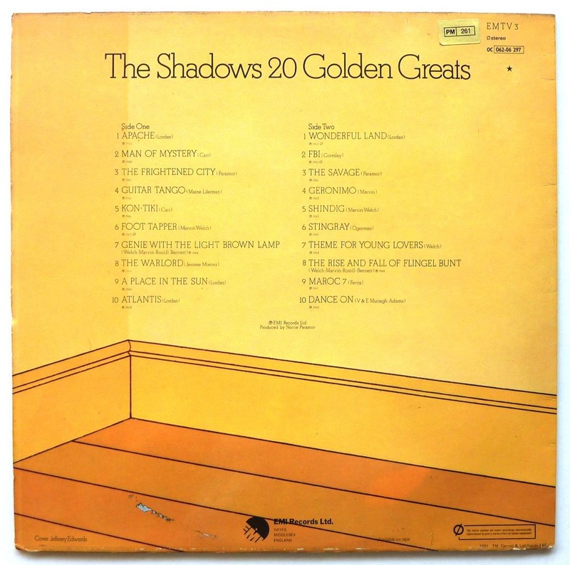 The SHADOWS. 20 Golden Greats.    (R2).JPG