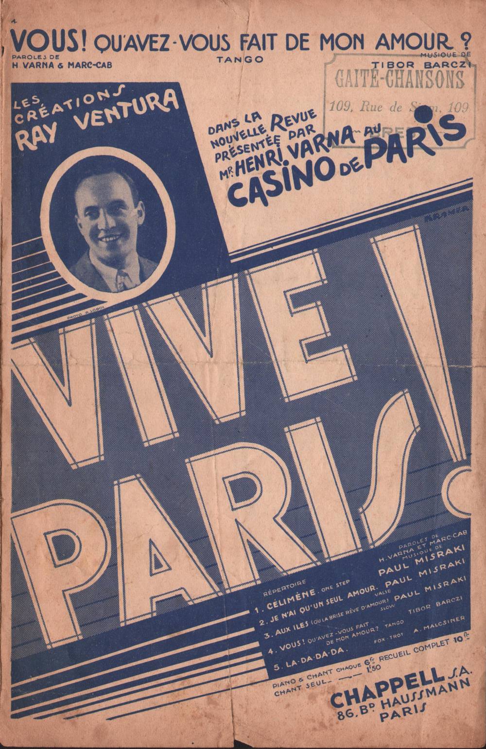 Vive Paris  - Ray Ventura -1.jpg