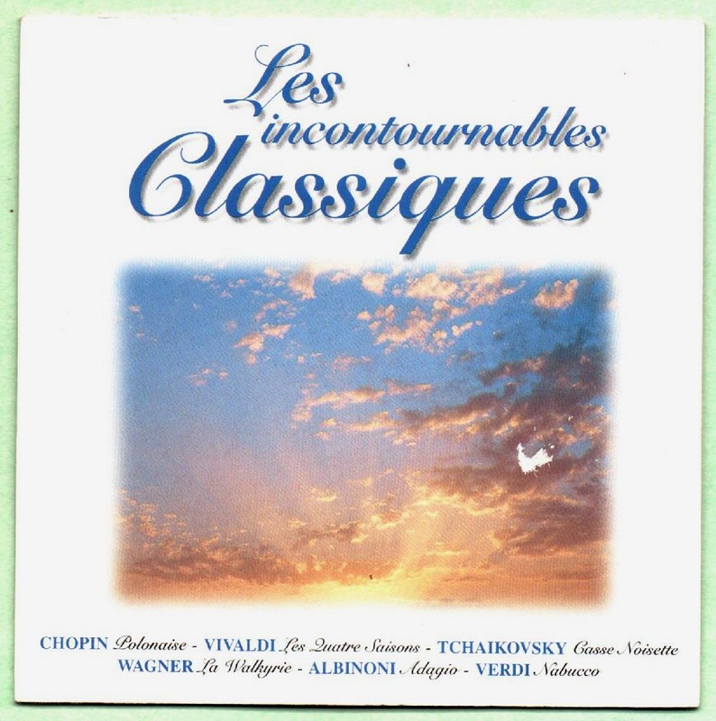 LES INCONTOURNABLES CLASSIQUES. CD promo. SONY Music 985218-9.  1997.    (R1).jpg