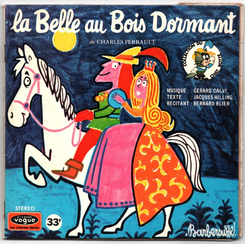 Bernard BLIER. LA BELLE AU BOIS DORMANT. L.dsque 33T 17cm 33.12 VOGUE. 1968.   (R1).jpg